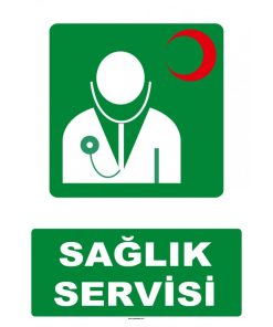 Sağlık Servisi İşareti: Hızlı Kargo, Güvenli ve Profesyonel Levha