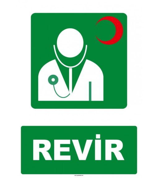 Revir Levhası - İlk Yardım Odası Tabelası
