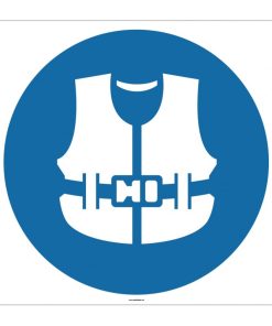 Can Yeleği İşareti / Levhası / Etiketi - Acil Durum Güvenliği