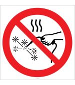 Ateşli Çalışma Yasaktır İşareti: Yüksek Kalite Levha/Etiket