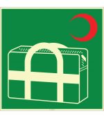 Fosforlu Acil Müdahale Çantası Levhası: Tıbbi İlk Yardım İşareti