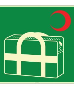 Fosforlu Acil Müdahale Çantası Levhası: Tıbbi İlk Yardım İşareti