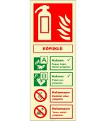 Fosforlu Köpüklü Yangın Söndürücü Levhası Satın Al