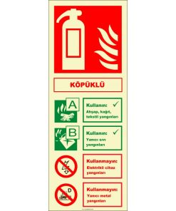Fosforlu Köpüklü Yangın Söndürücü Levhası Satın Al