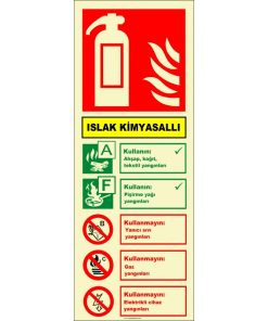 Fosforlu Islak Kimyasallı Yangın Söndürücü Levhası Satın Al