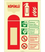 Fosforlu Köpüklü Yangın Söndürücü - Acil Durum Güvenlik Ürünü