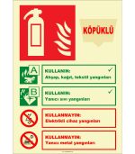 Fosforlu Köpüklü Yangın Söndürücü: Yüksek Görünürlüklü Acil Güvenlik