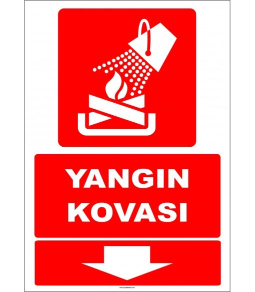 Fosforlu Yangın Merdiveni İşareti Levhası/Etiketi - Acil Çıkış Güvenliği