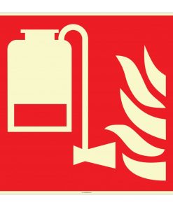 Fosforlu Mobil Köpük Ünitesi İşareti/Levhası - Güvenlik Etiketi