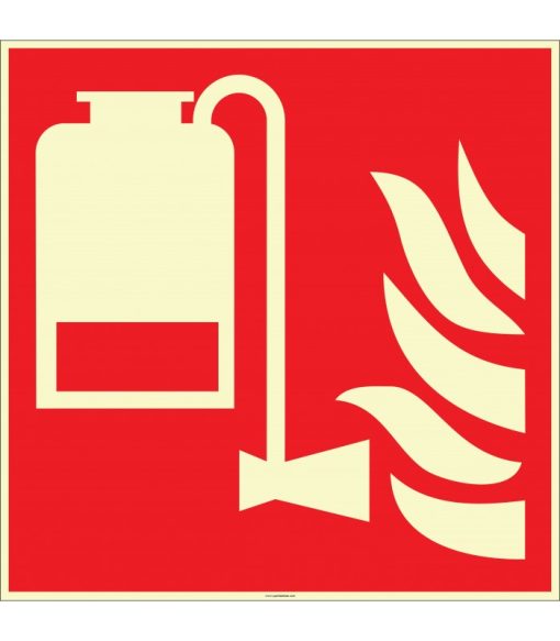 Fosforlu Mobil Köpük Ünitesi İşareti/Levhası - Güvenlik Etiketi