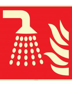 Fosforlu Su Sisi Aplikatörü İşareti/Etiketi: Acil Durum Levhası