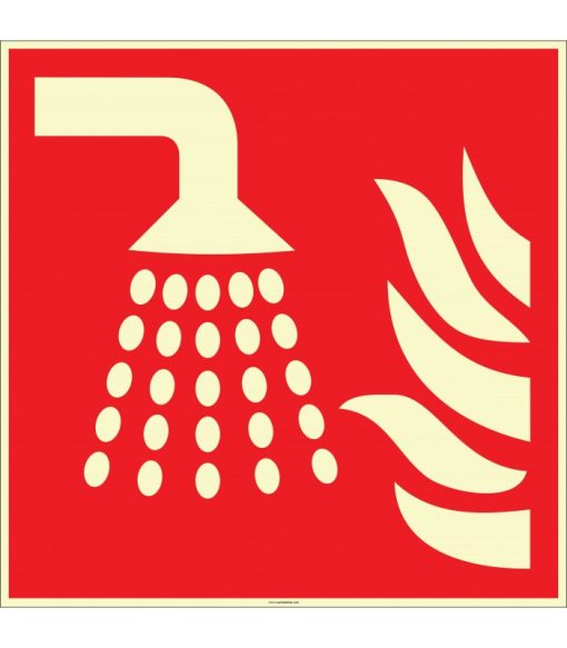 Fosforlu Su Sisi Aplikatörü İşareti/Etiketi: Acil Durum Levhası