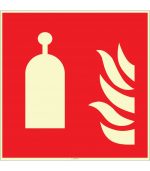 Fosforlu Uzaktan Salınım İstasyonu İşareti Levhası Etiketi