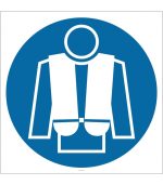 Can Yeleği İşareti: Acil Durum Can Yeleği Levhası/Etiketi