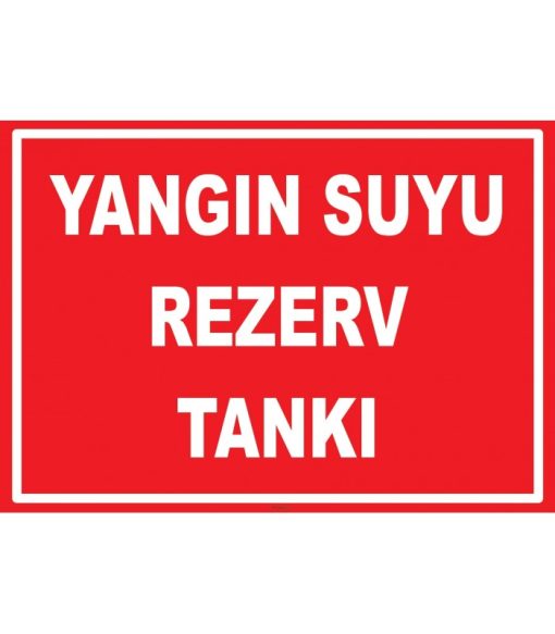 Yangın Suyu Rezerv Tankı - Acil Durum Su Deposu
