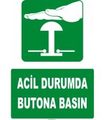 Acil Durum Butonu: Hızlı ve Güvenilir Basın İşareti/Levhası