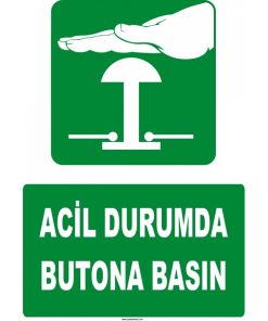 Acil Durum Butonu: Hızlı ve Güvenilir Basın İşareti/Levhası