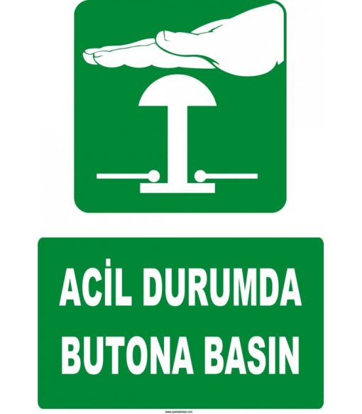 Acil Durum Butonu: Hızlı ve Güvenilir Basın İşareti/Levhası