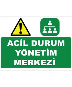 Acil Durum Yönetim Merkezi Levhası: Profesyonel İkaz Tabelası