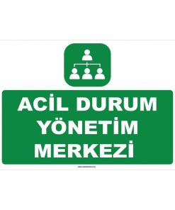 Acil Durum Yönetim Merkezi Levhası: Güvenlik Tabelası Satın Al