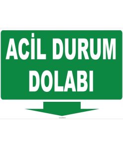 Acil Durum Dolabı - Yeşil Beyaz Renk Seçeneğiyle Hemen Satın Al