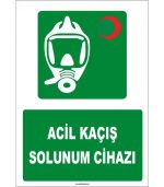 ISO 7010 Acil Kaçış Solunum Cihazı | Güvenliğinizi Sağlayın