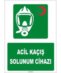 ISO 7010 Acil Kaçış Solunum Cihazı | Güvenliğinizi Sağlayın