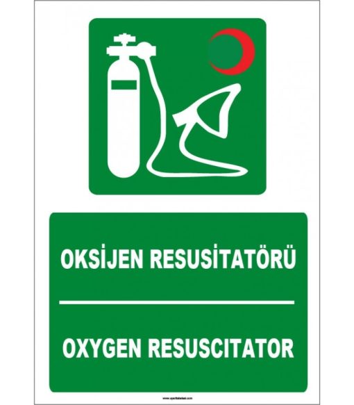 Türkçe İngilizce Oksijen Resusitatörü | Oxygen Resuscitator Cihazı