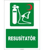 ISO 7010 Acil Durum Resusitatör Cihazı Levhası