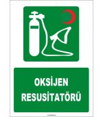 ISO 7010 Oksijen Resusitatörü: Acil Durum Solunum Cihazı