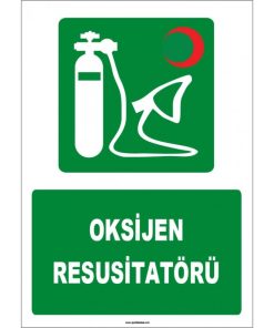 ISO 7010 Oksijen Resusitatörü: Acil Durum Solunum Cihazı