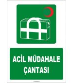 ISO 7010 Acil Müdahale Çantası - Güvenlik ve İlk Yardım