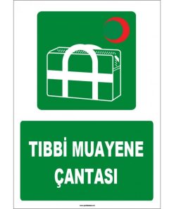 ISO 7010 Onaylı Tıbbi Muayene Çantası - Güvenilir İlk Yardım