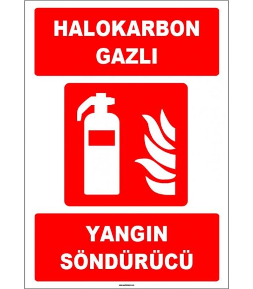 ISO 7010 Halokarbon Gazlı Yangın Söndürücü: Güvenli ve Etkili Çözüm