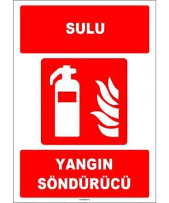 ISO 7010 Sulu Yangın Söndürücü - Güvenilir ve Etkili Koruma