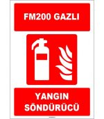 FM200 Gazlı Yangın Söndürücü (ISO 7010) Satın Al