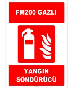 FM200 Gazlı Yangın Söndürücü (ISO 7010) Satın Al