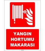 ISO 7010 Yangın Hortumu Makarası - Acil Durum İçin Güvenlik
