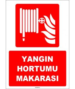 ISO 7010 Yangın Hortumu Makarası - Acil Durum İçin Güvenlik