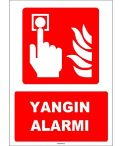 ISO 7010 Yangın Alarmı İşareti Levhası: Acil Durum Güvenliği