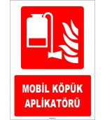 ISO 7010 Uyumlu Mobil Köpük Aplikatörü - Yangın Söndürücü