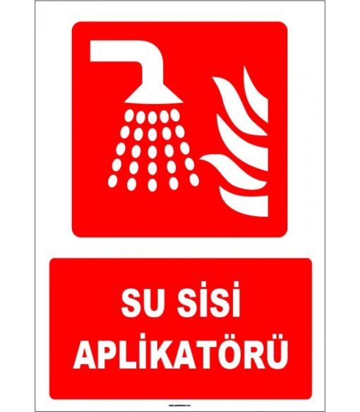 ISO 7010 Su Sisi Aplikatörü: Yangın Söndürücü Cihazı
