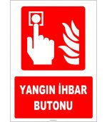 ISO 7010 Yangın İhbar Butonu - Acil Durum Alarmı