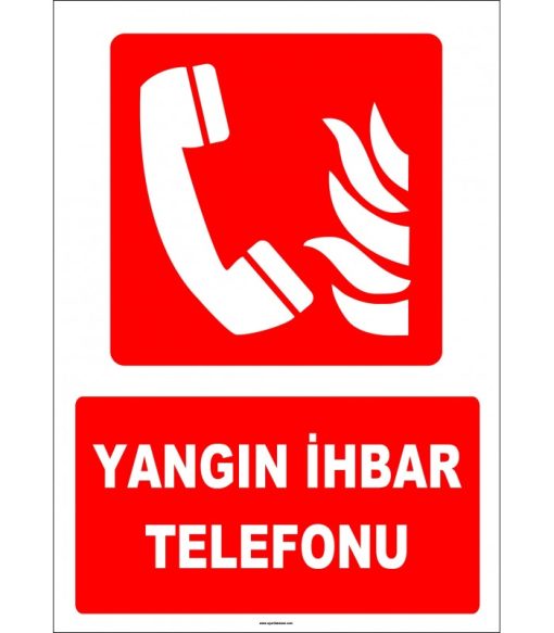 ISO 7010 Yangın İhbar Telefonu: Güvenlik ve Acil Durum İçin