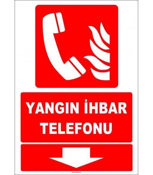 Yangın İhbar Telefonu, ISO 7010 Acil Durum Yangın İhbar Cihazı