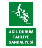 Acil Durum Tahliye Sandalyesi - ISO 7010 Güvenlik Ekipmanı
