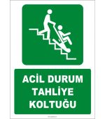 Acil Durum Tahliye Koltuğu (ISO 7010) - Güvenli Çıkış Çözümü