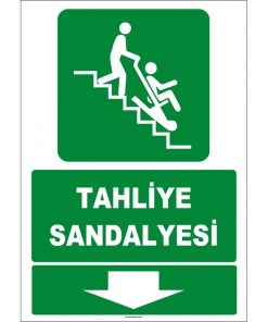 ISO 7010 Tahliye Sandalyesi: Acil Durumda Aşağı Yön Çözümü