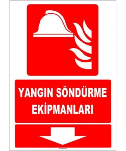 Yangın Söndürme Ekipmanları İşareti - ISO 7010 Uygun