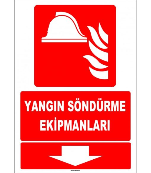 Yangın Söndürme Ekipmanları İşareti - ISO 7010 Uygun